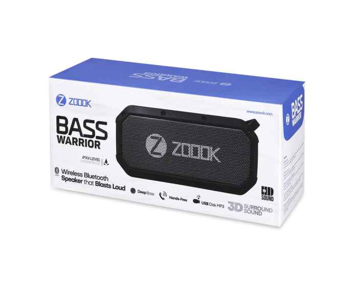 ZOOOK BLUETOOTH SPEAKER 1.0 (BASS WARRIOR) 5.0